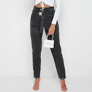 NWT Maniere De Voir washed black/gray jeans